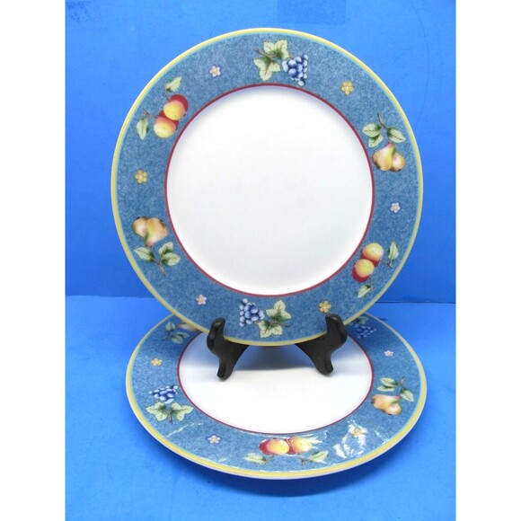 Villeroy And Boch Biella Citta & Campagna Salad Plates Set Of 2 -8 1/4" - Picture 5 of 5